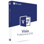 Microsoft Visio 2019 Professional – Licencja Cyfrowa – 1 PC – Konto Microsoft – Bez Subskrypcji