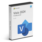 Microsoft Visio 2024 Professional – Licencja Cyfrowa – 1 PC – Konto Microsoft – Bez Subskrypcji